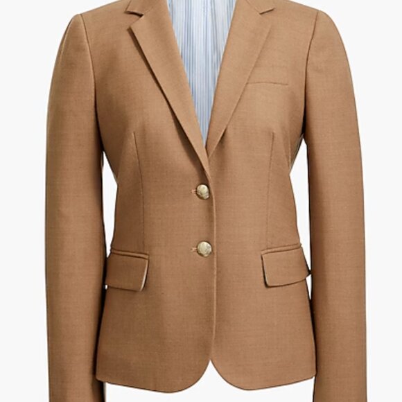 J.Crew Factory Camel Wool Blaze - Picture 3 of 13